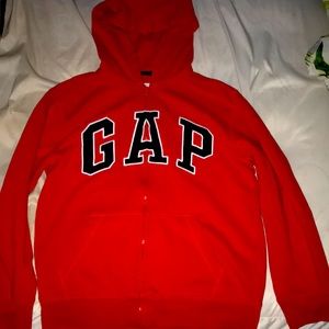 Red kids gap hoodie